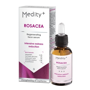 Ser regenerant pentru tenul cu rozacee Medity+