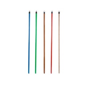 Coada din lemn pentru mop-matura, imbracata in folie PVC
