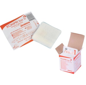 Comprese sterile tifon Kompri Lux S, 5 cm X 5 cm - 5 buc/plic