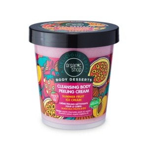 Crema exfolianta de corp Organic Shop Desserts Summer Fruit Ice Cream 450 ml
