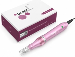 Dr.Pen M7 wireless, carcasa din aluminiu roz - Img 2