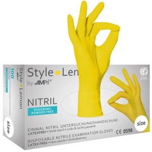 Manusi nitril Galbene Style Lemon