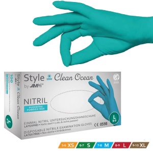 Manusi nitril Verzi CLEAN OCEAN- Med Comfort - Img 7