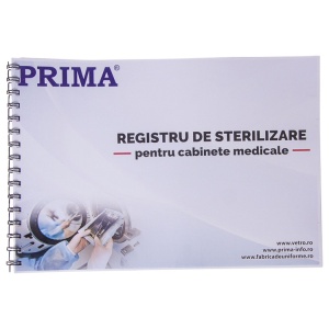 Registru sterilizare pentru cabinete medicale A4, 50 file