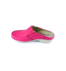 Saboti medicali din piele naturala, lavabili, Nursingcare Wash'Go Paris, fucsia - Img 2