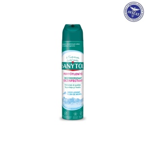 SANYTOL Dezinfectant Dezodorizant pentru Aer, Suprafete si Textile – Aer Proaspat, 300 ml