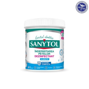 SANYTOL Dezinfectant si Indepartare Pete Rufe Albe – Pudra, 450 g