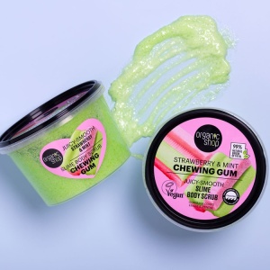Scrub de corp Organic Shop cu capsuni si menta 250 ml - Img 4