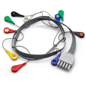 Set Cabluri Holter Ekg cu 10 fire 12 canale (pentru Contec TLC5000)