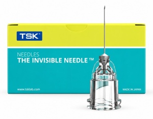 Ace pentru seringa TSK Invisible Needle 34G x 9 mm, Low Dead Space Hub, bont, 100 buc