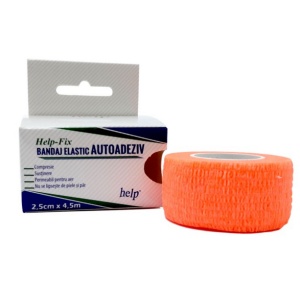 Bandaj elastic autoadeziv 2.5cm x 4.5 m