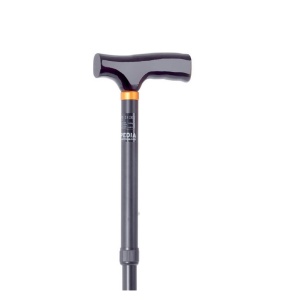 Baston pliabil din aluminiu maner in T, negru - RP145 - Img 2