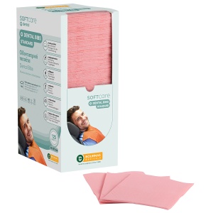Bavete Stomatologice in cutie tip Dispenser - 125 buc, ROZ