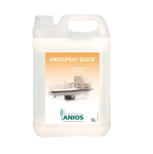 Dezinfectant spray gata de utilizare pentru suprafețe și echipamente medicale Aniospray Quick, 5 L