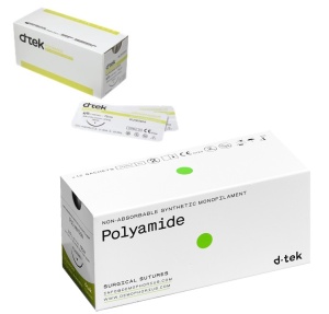 Fir de sutura Polyamide Ac Triunghi neresorbabil D-tek