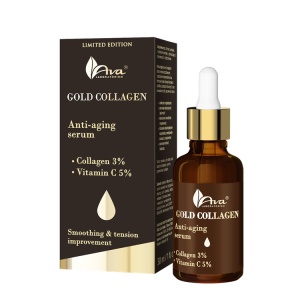 Gold Collagen - Ser concentrat anti-age cu Vitamina C si colagen
