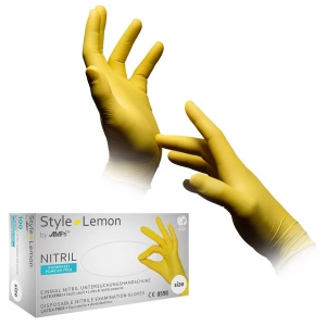 Manusi nitril Galbene Style Lemon - Img 3