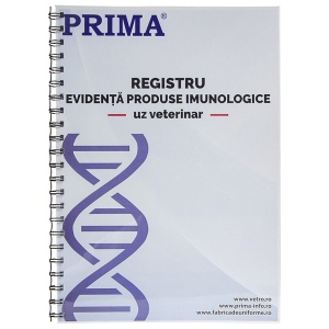 Registru pentru produse imunologice uz veterinar A4, 50 file