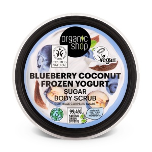 Scrub de corp Organic Shop Blueberry Coconut Frozen Yogurt 250 ml - Img 3