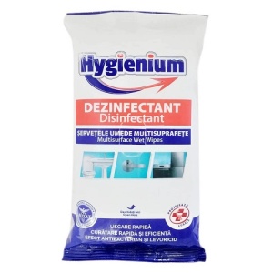 Servetele umede dezinfectante multisuprafete Hygienium 40 buc