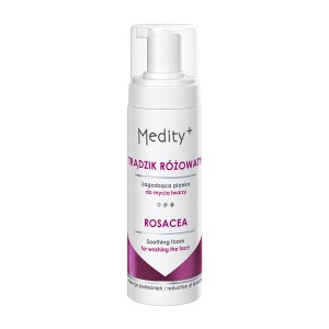 Spumă de curățare pentru pielea cu rozacee Medity+