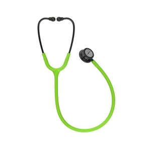 Stetoscop 3M™ Littmann® Classic III, Verde lamaie/albastru, capsula fumurie (Lime Green/Blue/Smoke)