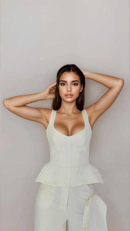 CORSET DIN DENIM WHITE