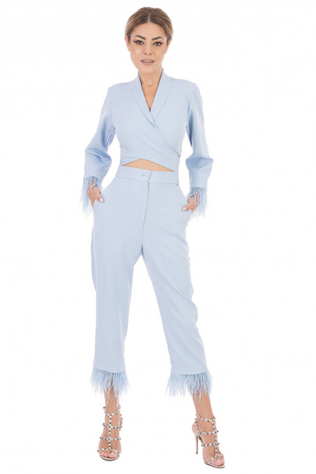 Pantaloni Cu Pene "Sloane"