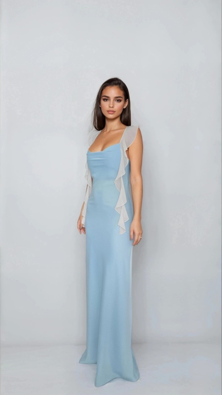 ROCHIE LUNGA PE BIE CU VOLANE GABRIELLE
