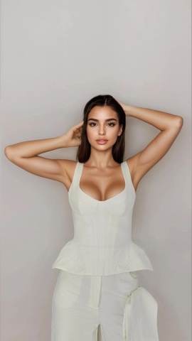 CORSET DIN DENIM WHITE - Img 1