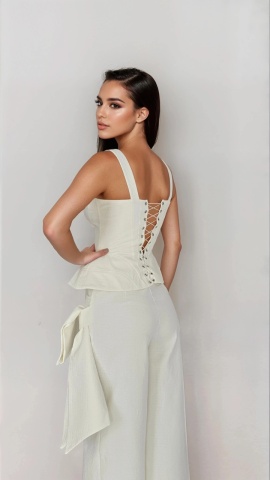 CORSET DIN DENIM WHITE - Img 2