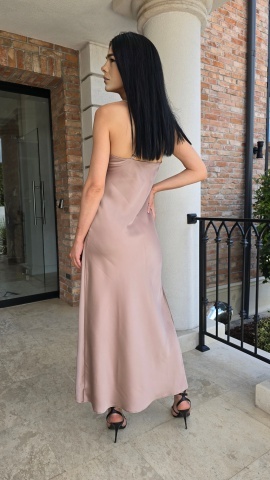 Rochie midi Nati cu insertii din dantela - Img 4