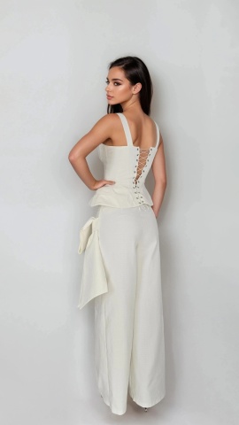 PANTALONI DIN DENIM WHITE - Img 2