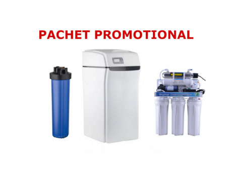 Pachet Dedurizator Karetech KT SOFT 30+Filtru BB 20+Osmoza inversa KT RO 50 GPD+UV
