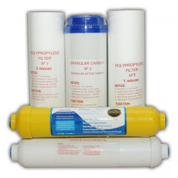 Set consumabile osmoza cu 6 etape de filtrare