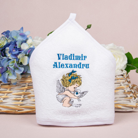 Prosop bebe personalizat 03 - „Prima Băiță cu Nașii”