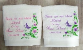 Set 2 prosoape personalizate, P10