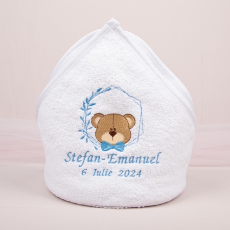 Prosop bebe personalizat 07 - „Prima Băiță cu Nașii”