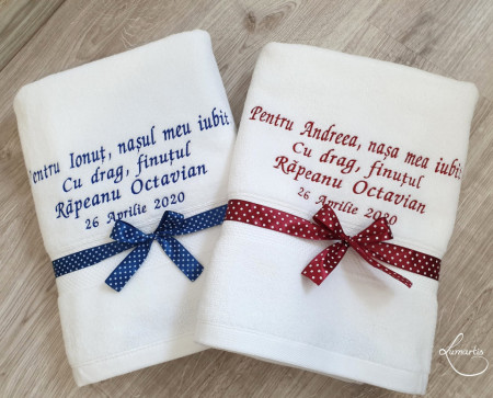 Set 2 prosoape personalizate - P23