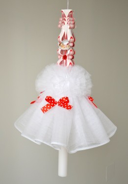 Lumanare de botez LB 046 D 3,6cm x 60cm