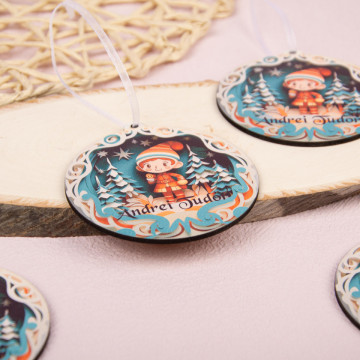 glob personalizat craciun