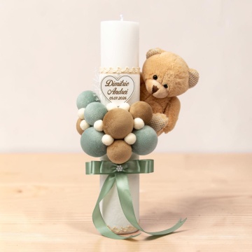 Lumânare Botez Personalizată LB 586