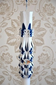 Lumanare de botez LB 750 D 4,6 cm x 90 cm - Img 2