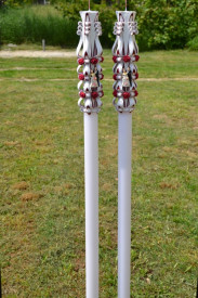 Lumanare de nunta sculptata LN 609 Grena - Img 2