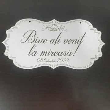 Plăcuța gravată "Bine ați venit" - Img 4
