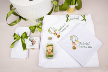 set botez cu ursulet in balon