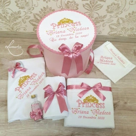 Trusou botez 037 - „Princess” - roz pudrat