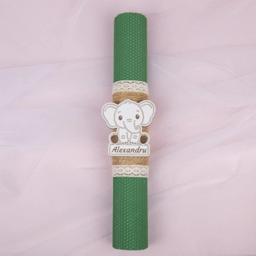 lumanare botez fagure verde 2