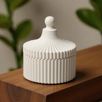 vas ceramic cu capac