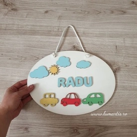 Plăcuță decor- nume copii - 005 - Img 2